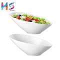 HS STORE Angled Bowl Pasta , Salad , Desert & Soup Bowl Double Glazed Unique Design Unbreakable Bowl. 