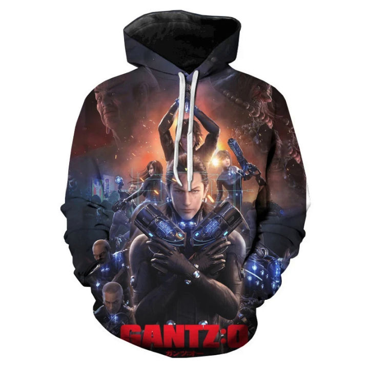 Movie Gantz 3D Print Hoodie Men/Women y2k Casual Fashion Hoodies Kids Long Sleeves Pullover Sweatshirts Oversized Unisex Clothes