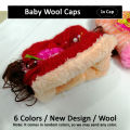 Woolen Caps for Kids for Winter Cute Baby Girl Multicolor for 6 Month to 4 Years. 