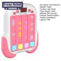 Educational Gaming Machine Portable Handheld Reaction Speed Training Game Console for Kids Adults Educational Light-up Track Game Machine Toy Fast Push Rhythm Hand-eye Coordination Game Device. 