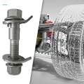 Camber Arm Bolt Universal Steel Adjustment Nut Easy Installation 15mm. 