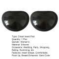 Breast Forms Heart Shape Silicone Breast Forms. 