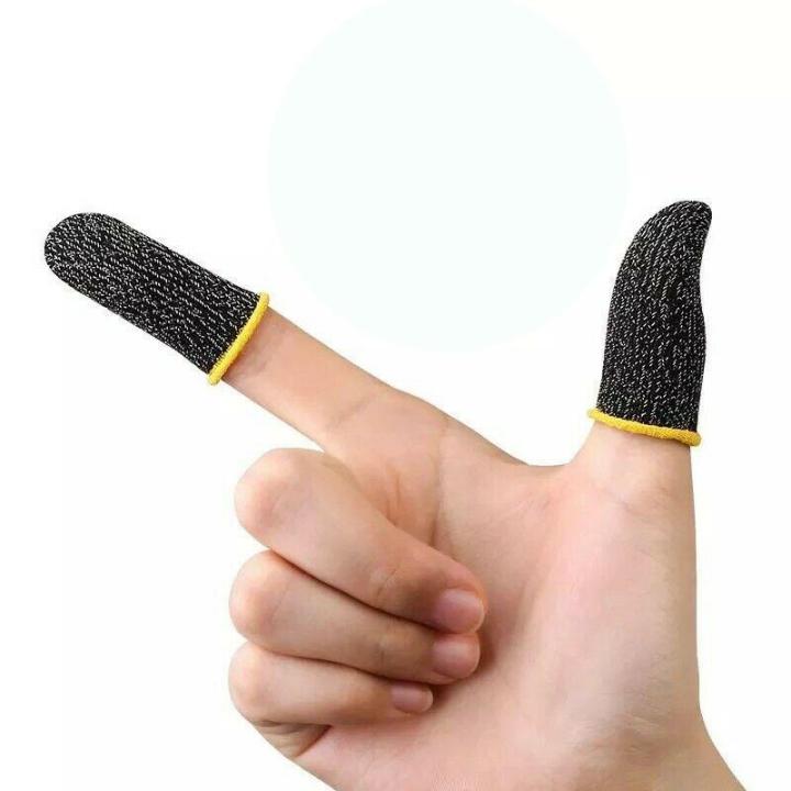 Fiber and Cotton Gaming Finger Cot With Better Sweat Absorption Ability and Highly Elastic for PUBG/Mobile Phone Game
