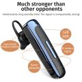 Wireless Bluetooth 5.0 Headset Business Headphone Long Standby Hands-free Earpiece IPX5 Waterproof Earphone With Microphone. 