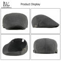 LouisWill Men Berets Hats Cotton Knitted Berets Caps Autumn and Winter Berets Outdoor Sunscreen Peaked Caps Fashion Retro British Style Golf Flat Caps Casual Hats Berets for Men. 