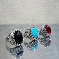 Pack Of 3 Turkish Design Rings For Men. 
