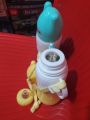 Always Feeding Penguin Design Baby Thermos Bottle Silicone Vacuum Glass Liner BPA free 230ml capacity Keep Milk Warm more than 12 hours.. 