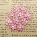 NEW DIY 20pcs 10mm resin flowers flatback Scrapbooking for phone/wedding Crafts Cologo. 