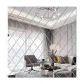 Rhombus Triangles Acrylic 3D Mirror Wall Stickers Living Room Bathroom Decorative DIY Home Decor Mirror Art Wall Decor Removable. 