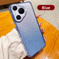 For Huawei Pura 70 P60 P50 Mate 60 50 40 Pro Honor X50 X40 Phone Case, Sparkling Powder Gradient Rhinestone Electroplating Cover. 