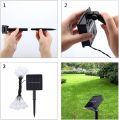 GDEALER Solar Outdoor String Lights 20ft 30 LED Water Drop Solar String Fairy Waterproof Lights Christmas Lights Solar Powered String lights for Garden, Patio, Yard, Home, Christmas Tree, Parties. 