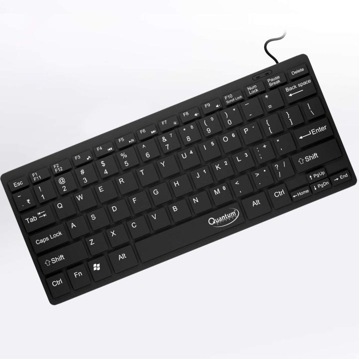 Keyboard usb wired mini Keyboard usb wired Quantum mini wired Keyboard 87 keys compact size