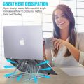 Multi-position Foldable Laptop stand / Tablet Stand Portable Laptop Stand for Desk, 6-Levels Adjustable Ventilated Cooling Computer Notebook Stand Riser, Compatible with MacBook Air Pro, Lenovo, laptop satnd. 