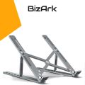 Aluminum Alloy Folding Laptop Stand Portable Adjustable for Table - All Laptops with size 13 / 13.3 / 13.6 / 14.2 / 14.6 / 15.6 inch - inches - for compatible Macbook New Air / Retina / New Pro / 2020 - 2021 - 2022 - M2 / M1. 