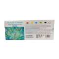 Yalong Acrylic Colors 6 Basic Colors in Bottle 25 ml with 1 Palette, 1 Painting Brush | 3 in 1 | KidzKlub. 
