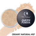 Tv Parlour Queen Loose Powder matte finishing face powder oil free loose setting powder makeup setting compact powder(8 shades matte & shinner with Puff). 
