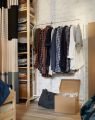IKEA MULIG Clothes rack, white, 99x152 cm. 