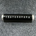 Phone Number Plate Metal Plate Car Dashboard Mobile Phone Number Card. 