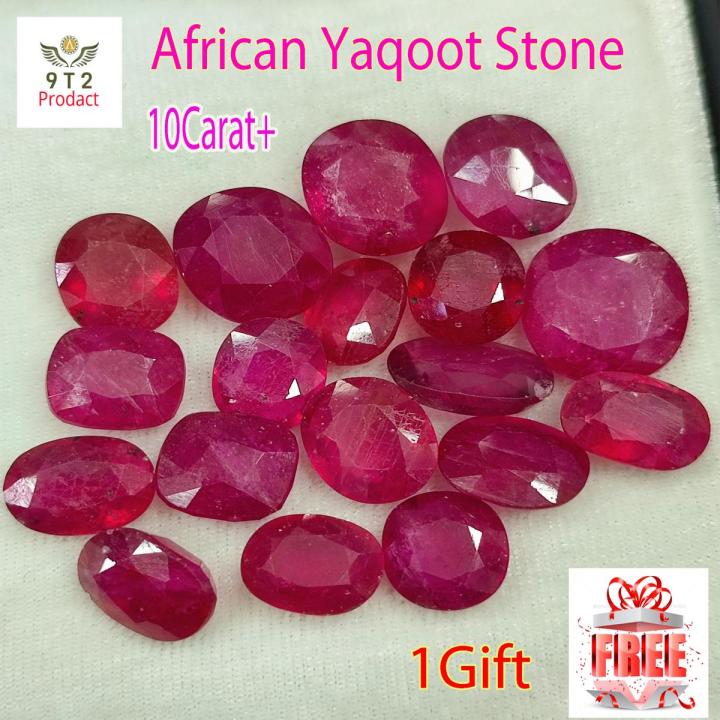 African yaqoot stone 9T2 Product  10crt+ Ruby stone 100%Original