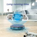 OKP LIFE K2 Robot Vacuum Cleaner, Super Thin, 2200Pa Suction,100Mins Runtime, Self-Charging Robotic Vacuum Cleaner, Work with Voice Controlled best for Pet Hair, Carpets cleaning. 
