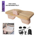 Road Trip Camping Inflatable Car Bed Comfortable Travel Inflatable Back Seat Car Mattress Cushion Air Mattress Car - With Free Coral Air Freshener Multi. 