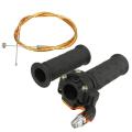 Restrictable Twist Throttle Cable Set For 49cc Mini Moto Dirt Bike. 