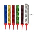 Pack of 6 Large Size Birthday Party Wedding Celebration Cake Sparkling Candles Supplies for Birthday / Festival Sparklers. 