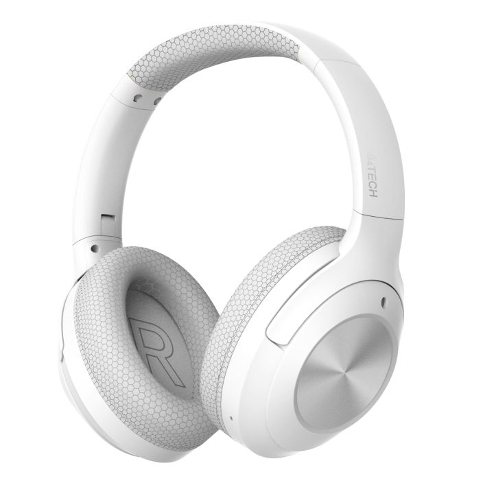 A4tech Fstyler BH220 Wireless Headset - Bluetooth 5.3 - ENC Mic - High Bass - 40 H Playtime - USB C Charging - For Laptops with Bluetooth, Mobile, Android, Apple iPhone, iPad, Mac