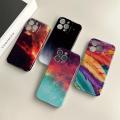 TA for iPhone 6 6S Back Cover Colorful Starry Sky New Stylish Film Phone Case Light Thin Anti Fall Acrylic Hard Protective Cover. 
