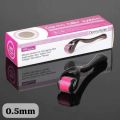 Derma Roller 0.5mm with 540 Micro Needle for Hair Growth and Facial Skin Therapy| Skin Care Beauty Tool for Anti-Aging Skin Repair, Anti Wrinkles Stretch, and Acne Scars Removal for Men and Women. 