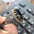 Black Oval Turkish Ring For Men | Turkish Silver Stainless Steel Fashion Men Ring |  MarryGreat.pk. 