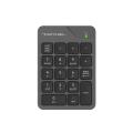 A4tech Fstyler FGK21C 2.4G Wireless Numeric Keypad - Backspace Key - USB C Rechargeable - For PC, Laptop, Mac - Grey. 