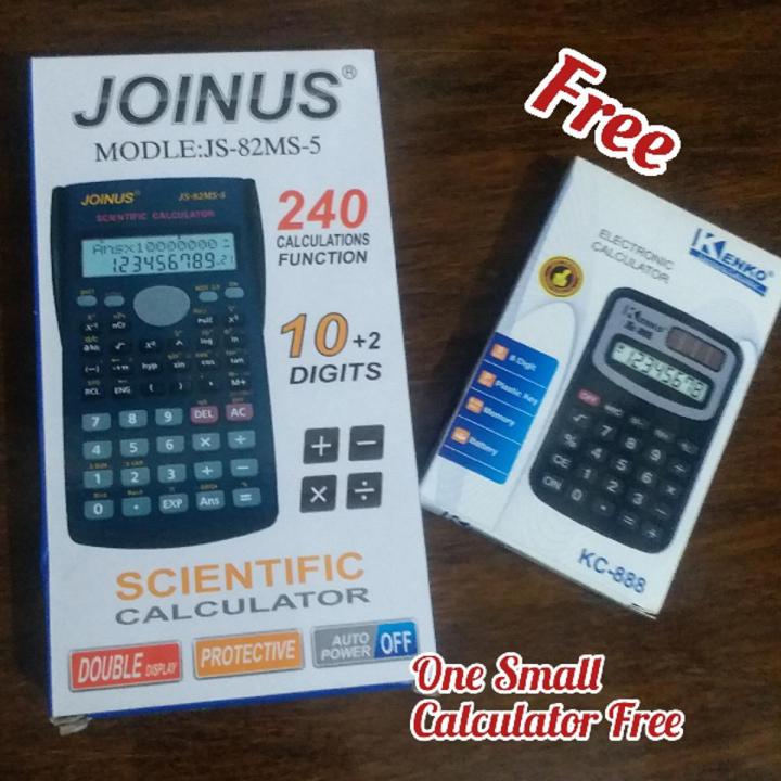 Joinus Calculator Model JS-82MS-5 with Free small Calculator model Kenko 888