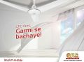 GFC Ceiling Fan – Karachi Model 56 Inch – Summer Clearance Offer – Copper Winding – White. 