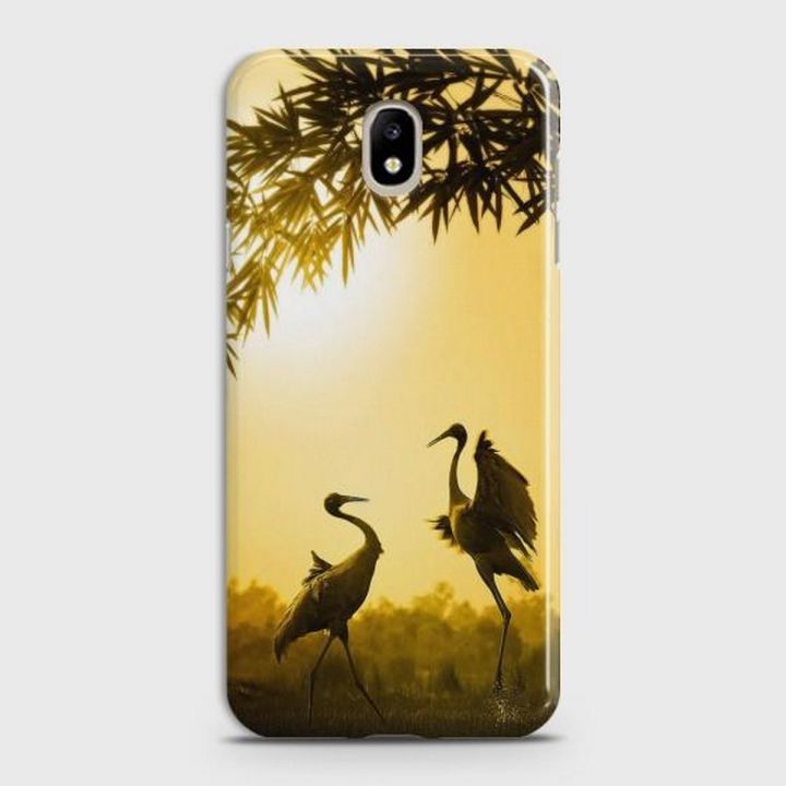 Samsung J7 (2018) Cover - SkinLee HQ Hard Case - Lovely SandhillCrane Dance - SKINLEE-451-1-311-177