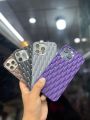 NEW WOOVEN CASE Breathable Matte Silicone Soft Grid Case for Iphone 11 pro max /12 pro max /13 pro max /14 pro max /15 pro /15 pro max Full Protection Case Elegant Anti-Scratch Case Cover. 