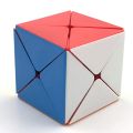 Dino Cube 2x2 stickerless speed cube - Learning / educational cube 6 axis colorless speed cube | Multicolor cube Rubiks cube. 