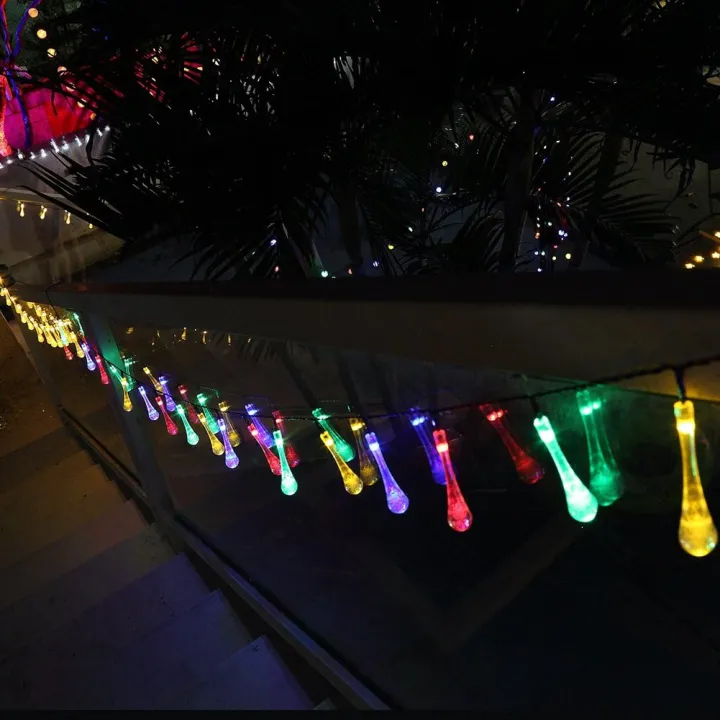 GDEALER%20Solar%20Outdoor%20String%20Lights%2020ft%2030%20LED%20Water%20Drop%20Solar%20String%20Fairy%20Waterproof%20Lights%20Christmas%20Lights%20Solar%20Powered%20String%20lights%20for%20Garden,%20Patio,%20Yard,%20Home,%20Christmas%20Tree,%20Parties%20-%20Image%204