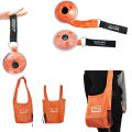 Portable Shopping Bag Eco Friendly Fold able Reusable Storage Shopping Shoulder Bags Organizer Large Roll Up Round Folding Travel Totes Shopping Bag Grocery Bag. 