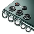 Samsung Galaxy S22 Ultra Camera Lens Protectors Metal Camera Ring lens For Samsung S22 Ultra 5G Protective lens ( Green ). 