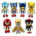 Cross border Hot Selling Super Sony Plush Toy Q-Edition Super Sound Mouse Sonic Backpack Hedgehog Xiate Doll. 