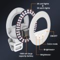 Selfie Ring Light, Clip on Ring Light [Rechargeable], 360°+90° Adjustable 3 Level Brightness Fashionable Portable Phone Ring Light for Laptop, YouTube, Video Conference, Live Streaming.. 
