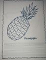 Pack of 6 Colouring Books for Kids - Read Write & Colour -Big Size Books -ABC, 123,animals , fruits, birlds and Vegetables - White. 