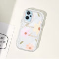 VRQR Wavy Edge Phone Case For infinix Hot 50i Mobile cover Shockproof Flower Pattern Back Cover Smart 9 X6531. 