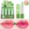 Kiss Beauty Aloe Vera Colorful Lipstick Moisturizing and Nourishing Cosmetic Lip Balm. 
