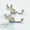 Pair of Steel Finish Piping Presser Foot for Sewing Machines. 