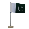 Pakistan Table Flag Marble Base. 