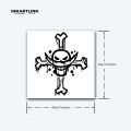 Whitebeard Pirates temporary tattoo sticker, waterproof magic tattoo, lasts to 15 days tattoo, semi permanent tattoo. 