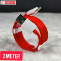 2 meter Oneplus Cable Original Type C 6A Fast Charge Warp Supervooc Dash Cable For One Plus 10 Pro 10R Nord 2T CE 2 5G 9R 9 8T 8 7T N20. 