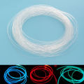 1.5mm/ 2mm/ 3mm/ 4mm PMMA Plastic Fiber Optic Cable Side Grow Neon Cord Led EL Wire String Led Strip Flexible Light Rope Tube. 